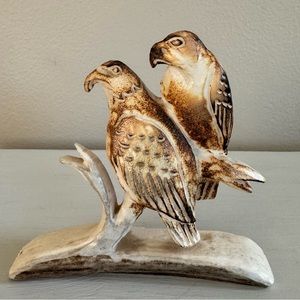 Vintage carved moose antler